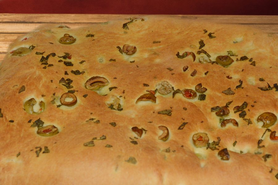 Focaccia Bread with Olives